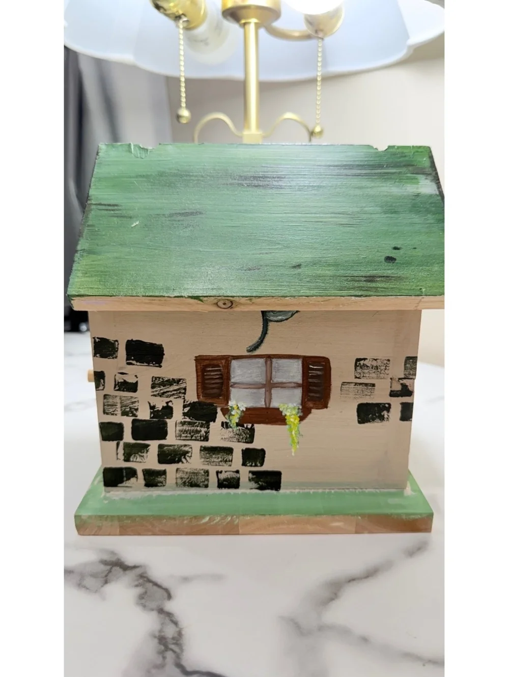 NWT Hand-Painted Wooden Birdhouse